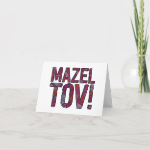 Mazel Tov Patchwork Merlot Kort