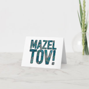 Mazel Tov Patchworkkricka Kort
