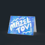 MAZEL TOV PUB BAT MITZVAH Anpassade Vattenfärg Kort<br><div class="desc">Hand plockade-text från mig till dig. Lägg till din egen text på kortets insida. För mer design och färg, kolla min butik! Eller låt mig veta om du vill ha någon anpassningsbar. Jag har också passande papper- och inbjudningar och naturligtvis både Pub och Bat mitzvah versioner! Fråga om du inte...</div>