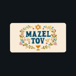 MAZEL TOV PUB BAT MITZVAH judiska Anpassadet Adressetikett<br><div class="desc">Hand plockade-text från mig till dig. Underbar för ett pub eller bat mitzvah eller jewant bröllop eller annat evenemang. För mer design och färg,  kolla min butik! Eller låt mig veta om du vill ha någon anpassningsbar. Fråga om du inte hittar vad du behöver! :</div>