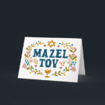 MAZEL TOV PUB BAT MITZVAH judiska Anpassadet Kort<br><div class="desc">Hand plockade-text från mig till dig. Underbar för ett pub eller bat mitzvah eller jewant bröllop eller annat evenemang. Lägg till din egen text på kortets insida eller ändra färgen i bakgrunden. För mer design och färg, kolla min butik! Eller låt mig veta om du vill ha någon anpassningsbar. Fråga...</div>