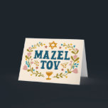 MAZEL TOV PUB BAT MITZVAH judiska Anpassadet Kort<br><div class="desc">Hand plockade-text från mig till dig. Underbar för ett pub eller bat mitzvah eller jewant bröllop eller annat evenemang. Lägg till din egen text på kortets insida eller ändra färgen i bakgrunden. För mer design och färg, kolla min butik! Eller låt mig veta om du vill ha någon anpassningsbar. Fråga...</div>