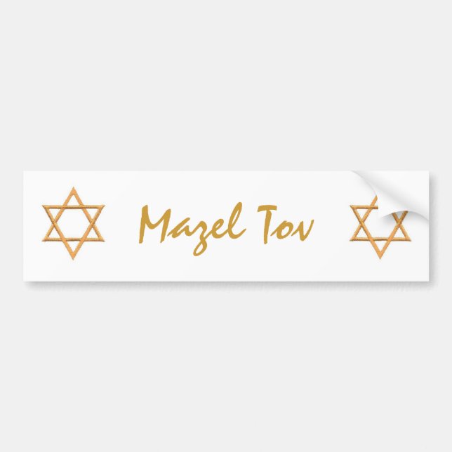 Mazel Tov/Star of David Bildekal (Framsidan)
