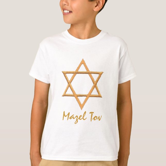 Mazel Tov/Star of David T-shirt (Framsida)