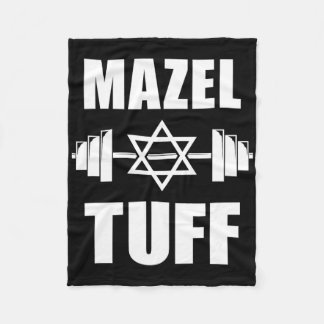 Mazel Tuff Funny Jewish Workout Fleecefilt