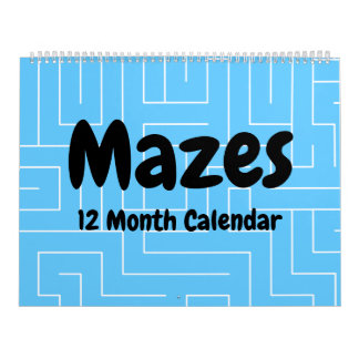 Mazes 12-månaderskalender kalender