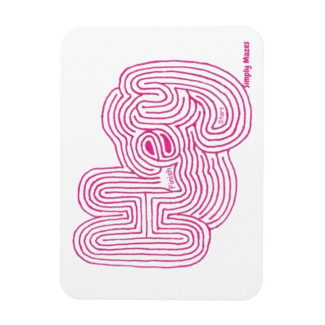 Mazes "Hej" Maze Magnet (Vertikal)