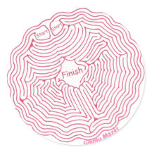 Mazes Spindelnät Maze Sticker