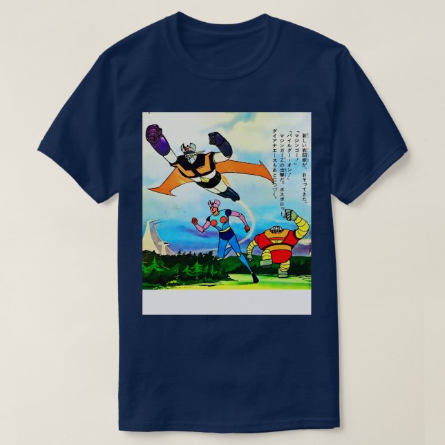 Mazinger Z Diana A Chef Borot Robot T Shirt (Design framsida)