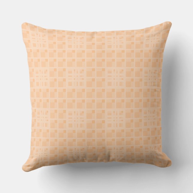 Mazipoodles 3D Square Rrid Peach Kudde (Baksida)