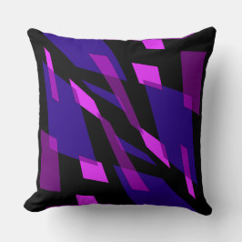 Mazipoodles Abstraction Perspective Black Blue Kudde