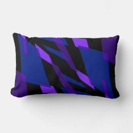 Mazipoodles Abstraction Perspective Black Indigo Lumbarkudde