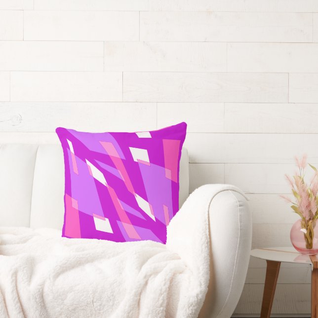 Mazipoodles Abstraction Perspective Rosa Lilac Kudde (Soffa)