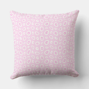 Mazipoodles Abstrakt Teardroppar - Pastel Rosa Whi Kudde