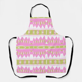 Mazipoodles Afrofuturist Mönster - Rosa White Gree