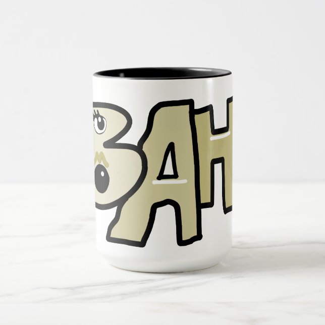 Mazipoodles Bah Humbug Pastel Olive Mugg (Center)