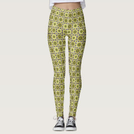 Mazipoodles Bitesize Oliv grönt donuts with White Leggings