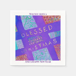 MAZIPOODLES Blessed Christmas Pappersservett