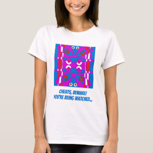 Mazipoodles Cheats Beware Du är vaken T Shirt