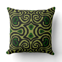 Mazipoodles Crazy Maze - Olive Black Grönt