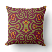 Mazipoodles Crazy Maze - Olive Burgundy Guld