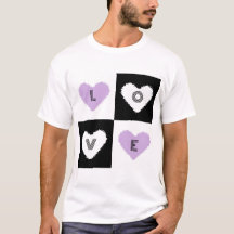 Mazipoodles Hearts Abstraction Lilac Kärlek