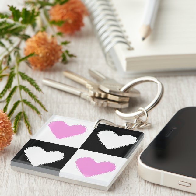 Mazipoodles Hearts Abstraction Rosa (Högra Framsidan)