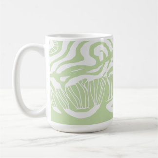 Mazipoodles Kente Savannah Sunshine - Mint White Kaffemugg
