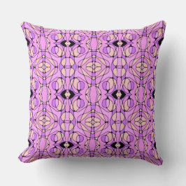 Mazipoodles Neuro Art - Lilac Rosa Flesh Black Kudde