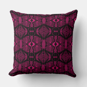 Mazipoodles Neuro Art - Magenta Black Kudde
