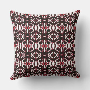 Mazipoodles Neuro Art - White Red Black Kudde