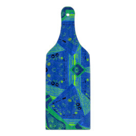 Mazipoodles Origami Chintz Blue Grönt