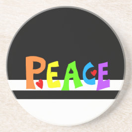 MAZIPOODLES Peace Rainbow Underlägg