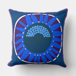 Mazipoodles Solros Sunshine: Blue 3 Kudde
