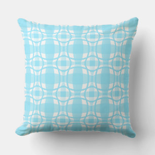 Mazipoodles Square Circle Play Baby blue Kudde