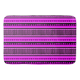 MAZIPOODLES Stripe Ribbed Knitting Mönster 001 B Badrumsmatta