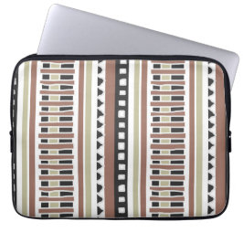 MAZIPOODLES Stripe Ribbed Knitting Mönster 174 Laptop Fodral