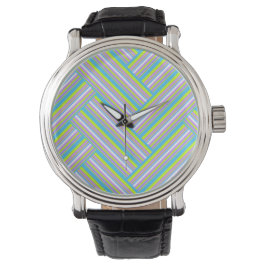 MAZIPOODLES Stripes Spaghetti 54 Herringbone Armbandsur
