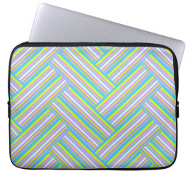MAZIPOODLES Stripes Spaghetti 54 Herringbone  Laptop Fodral
