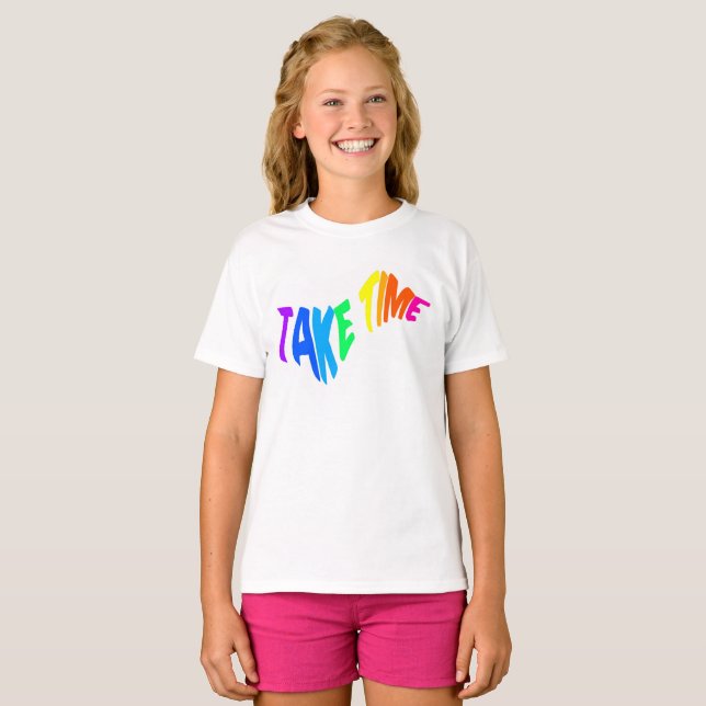 Mazipoodles Tid 2 - regnbågsvåg T Shirt (Hel framsida)