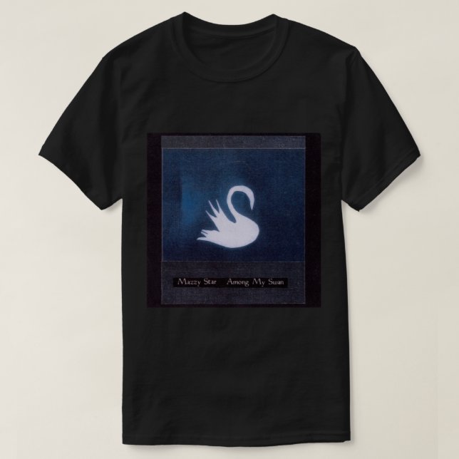 Mazzy Star bland mitt Svan-albumtäcke fotografi T Shirt (Design framsida)