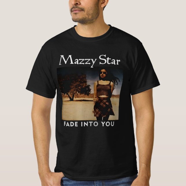 " Mazzy Star Hope Sandoval Fade in i Sten Musi T Shirt (Framsida)