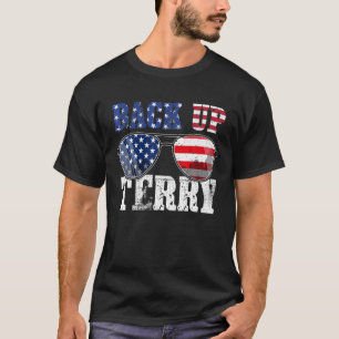 Mb35 Backup Terry la in omvänt 4 juli-brandwor T Shirt