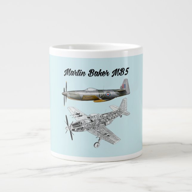 MB5 Fighter Mugg Jumbo Mugg (Framsidan)