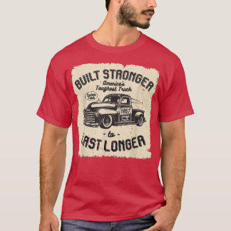 MB 1957 Vintage Lastbil födelsedag Byggt starkare  T Shirt