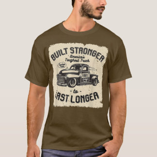 MB 1991 Vintage Lastbil födelsedag Byggt starkare T Shirt
