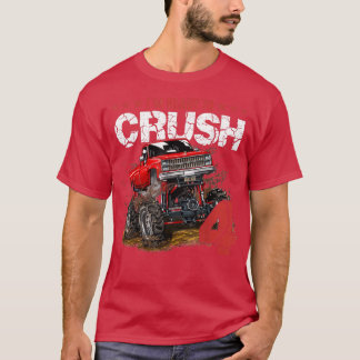Mb 4e födelsedagen I är Redo Crush Monster Lastbil T Shirt
