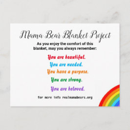MB Blanket-projektvykort Vykort
