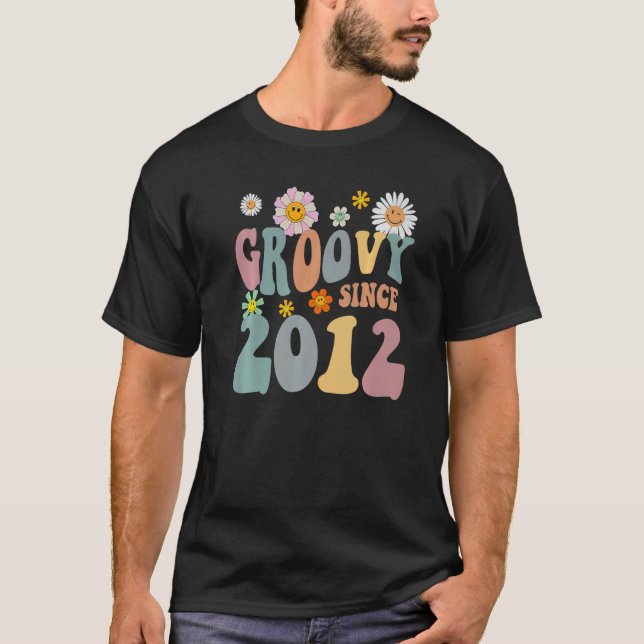 Mb Groovy sedan 2012 har Retro Hippie fallit 10:e  T Shirt (Framsida)