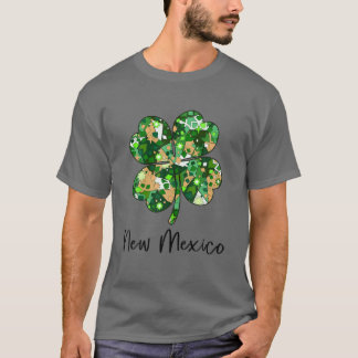 MB New mexico Stater of America Shamrock Patrick's T Shirt